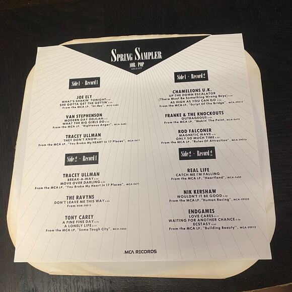 VARIOUS: mca spring sampler aor/pop MCA 12" LP 33 RPM - Picture 3 of 11